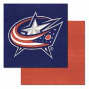 NHL - Columbus Blue Jackets Team Carpet Tiles, 10687