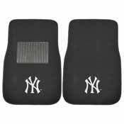 MLB - New York Yankees 2-piece Embroidered Car Mats 18"x27", 10740