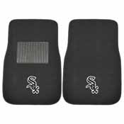 MLB - Chicago White Sox 2-piece Embroidered Car Mats 18"x27", 10746