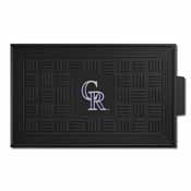 MLB - Colorado Rockies Medallion Door Mat, 11297