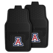 Arizona Wildcats Heavy Duty 2-Piece Vinyl Car Mats 17"x27", 11935