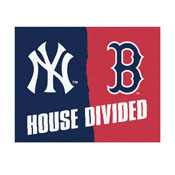 MLB - New York Yankees - MLB - Boston Red Sox House Divided Rugs 33.75"x42.5", 12252