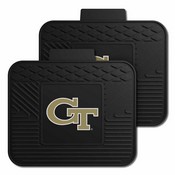 Georgia Tech Backseat Utility Mats 2 Pack 14"x17", 12259