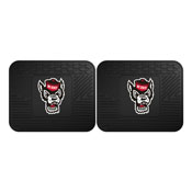NC State Backseat Utility Mats 2 Pack 14"x17", 12264