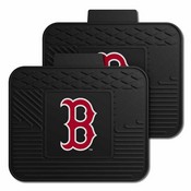 MLB - Boston Red Sox Backseat Utility Mats 2 Pack 14"x17", 12310