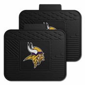NFL - Minnesota Vikings Backseat Utility Mats 2 Pack 14"x17", 12319