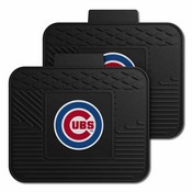MLB - Chicago Cubs Backseat Utility Mats 2 Pack 14"x17", 12323