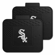 MLB - Chicago White Sox Backseat Utility Mats 2 Pack 14"x17", 12328