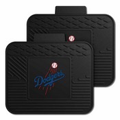 MLB - Los Angeles Dodgers Backseat Utility Mats 2 Pack 14"x17", 12336