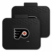 NHL - Philadelphia Flyers Backseat Utility Mats 2 Pack 14"x17", 12406