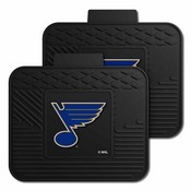 NHL - St. Louis Blues Backseat Utility Mats 2 Pack 14"x17", 12416