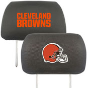 NFL - Cleveland Browns Head Rest Cover 10"x13" - 2 Pcs Per Set, 12495