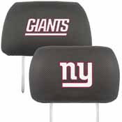 NFL - New York Giants Head Rest Cover 10"x13" - 2 Pcs Per Set, 12508