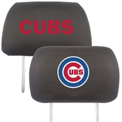 MLB - Chicago Cubs Head Rest Cover 10"x13" - 2 Pcs Per Set, 12532