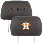 MLB - Houston Astros Head Rest Cover 10"x13" - 2 Pcs Per Set, 12539