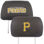 MLB - Pittsburgh Pirates Head Rest Cover 10"x13" - 2 Pcs Per Set, 12548