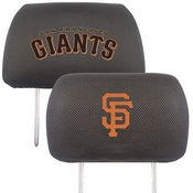 MLB - San Francisco Giants Head Rest Cover 10"x13" - 2 Pcs Per Set, 12550