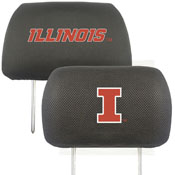 University of Illinois Head Rest Cover 10"x13", 12569