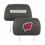 Wisconsin Head Rest Cover 10"x13" - 2 Pcs Per Set, 12604
