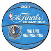 Dallas Mavericks 2011 NBA Champions Basketball Rug - 27in. Diameter, 12674