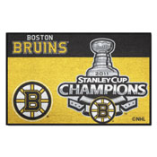 Boston Bruins Starter Mat Accent Rug - 19in. x 30in., 2011 NHL Stanley Cup Champions, 12675