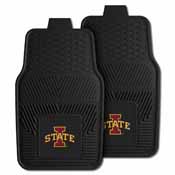 Iowa State 2-pc Vinyl Car Mat Set, 12757