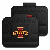 Iowa State Backseat Utility Mats 2 Pack 14"x17", 12760