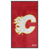 Calgary Flames High-Traffic Mat with Durable Rubber Backing, AGS-12838
