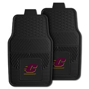 Central Michigan 2-pc Vinyl Car Mat Set, 13286
