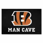 NFL - Cincinnati Bengals Man Cave Starter Rug 19"x30", 14285
