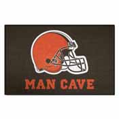 NFL - Cleveland Browns Man Cave Starter Rug 19"x30", 14289