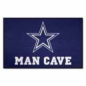 NFL - Dallas Cowboys Man Cave Starter Rug 19"x30", 14293