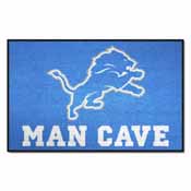 NFL - Detroit Lions Man Cave Starter Rug 19"x30", 14301