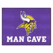 NFL - Minnesota Vikings Man Cave All-Star Mat 33.75"x42.5", 14328