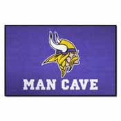NFL - Minnesota Vikings Man Cave Starter Rug 19"x30", 14329