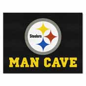 NFL - Pittsburgh Steelers Man Cave All-Star Mat 33.75"x42.5", 14356
