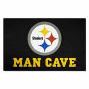 NFL - Pittsburgh Steelers Man Cave Starter Rug 19"x30", 14357