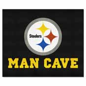 NFL - Pittsburgh Steelers Man Cave Tailgater Rug 5'x6', 14359