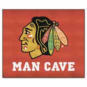 NHL - Chicago Blackhawks Man Cave Tailgater Rug 5'x6', 14412