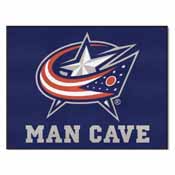 NHL - Columbus Blue Jackets Man Cave All-Star Mat 33.75"x42.5", 14417