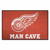 NHL - Detroit Red Wings Man Cave Starter Rug 19"x30", 14426