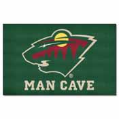 NHL - Minnesota Wild Man Cave UltiMat Rug 5'x8', 14443