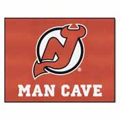 NHL - New Jersey Devils Man Cave All-Star Mat 33.75"x42.5", 14453