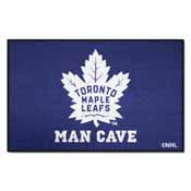 NHL - Toronto Maple Leafs Man Cave Starter Rug 19"x30", 14494