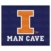 Illinois Man Cave Tailgater Rug 5'x6', 14642
