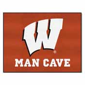 Wisconsin Man Cave All-Star Mat 33.75"x42.5", 14709