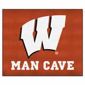 Wisconsin Man Cave Tailgater Rug 5'x6', 14710
