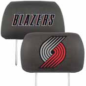 NBA - Portland Trail Blazers Head Rest Cover 10"x13" - 2 Pcs Per Set, 14776