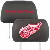 NHL - Detroit Red Wings Head Rest Cover 10"x13" - 2 Pcs Per Set, 14781