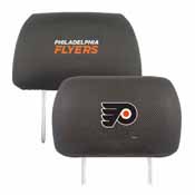 NHL - Philadelphia Flyers Head Rest Cover 10"x13" - 2 Pcs Per Set, 14782